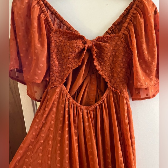 Anthropologie Ruched Tiered Dress - Picture 6 of 10